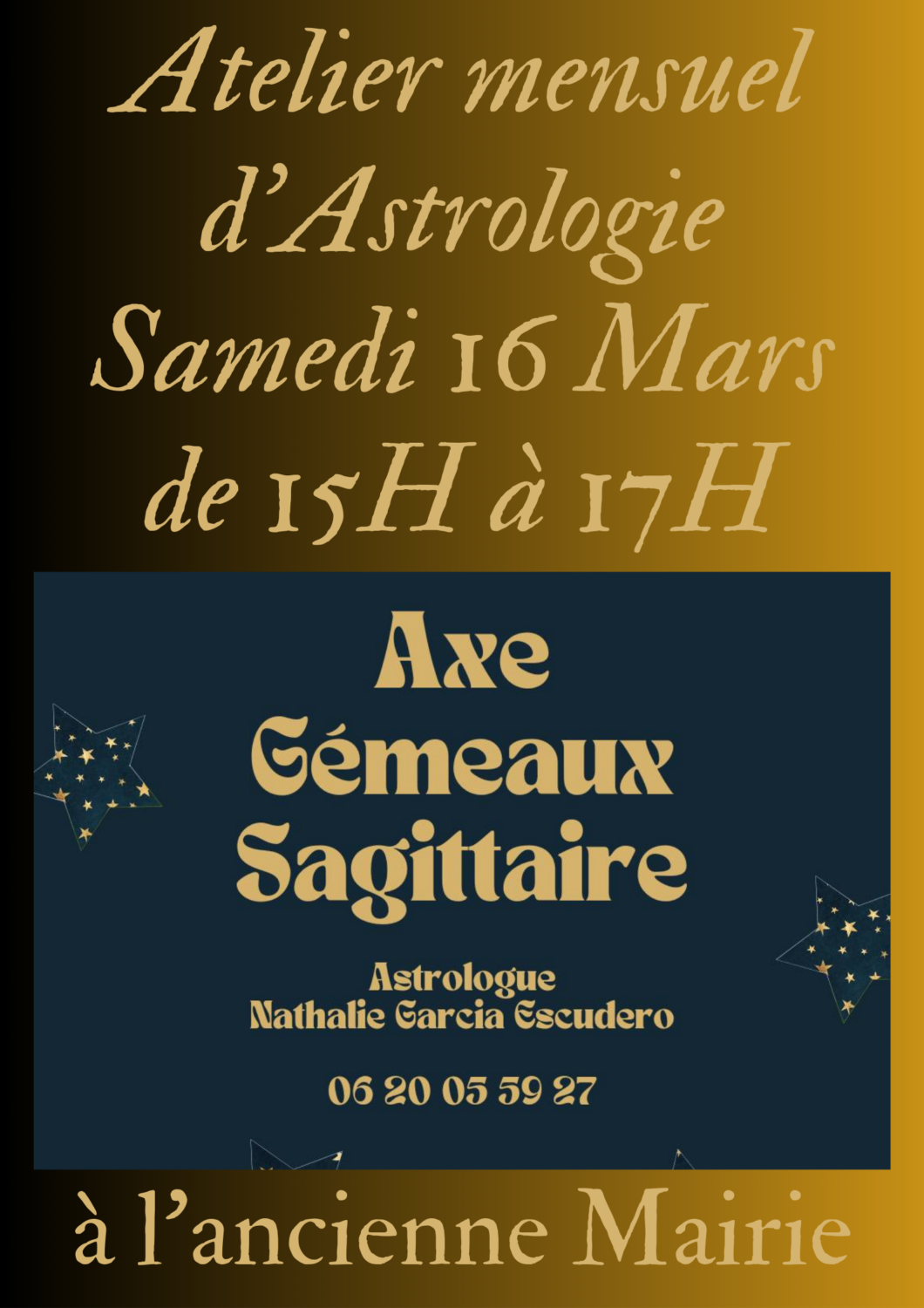 Atelier Mensuel D’Astrologie