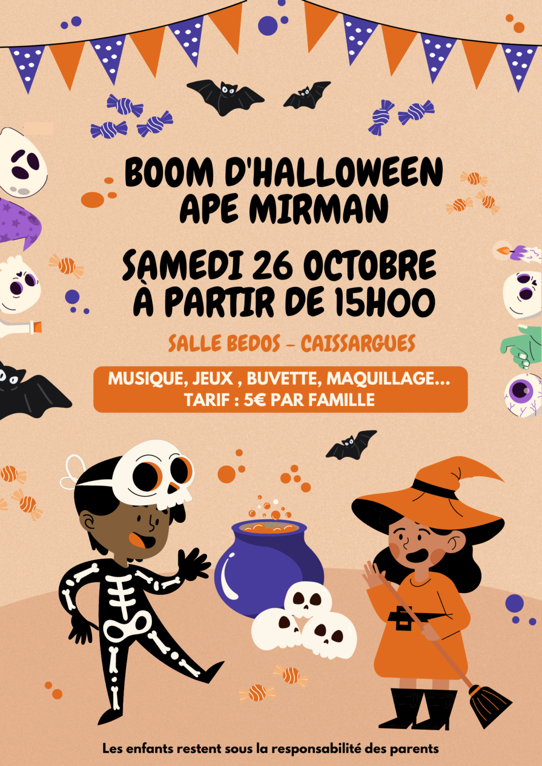 Flyer Boom Halloween APE