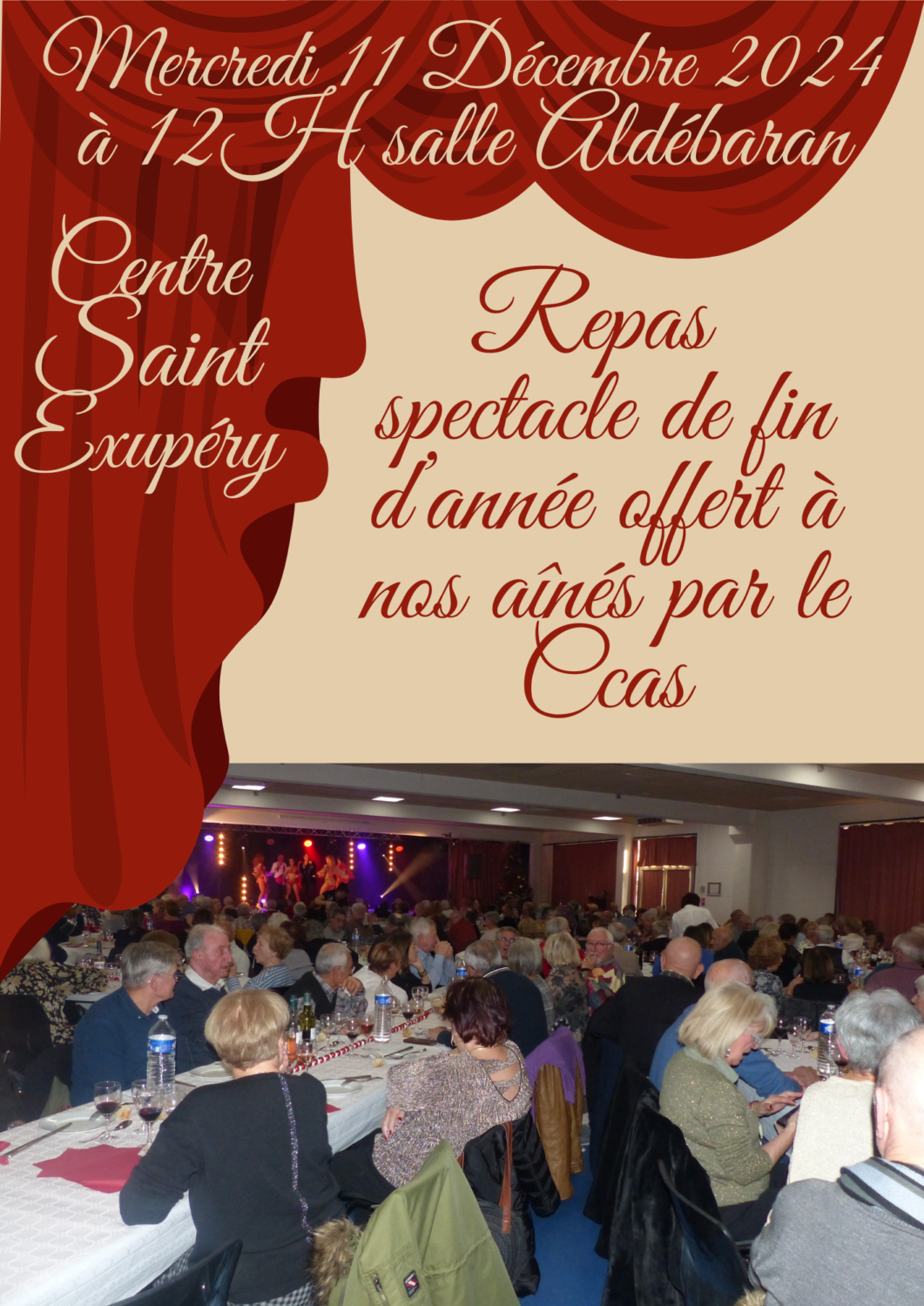 Le Repas Spectacle Offert à Nos Aînés